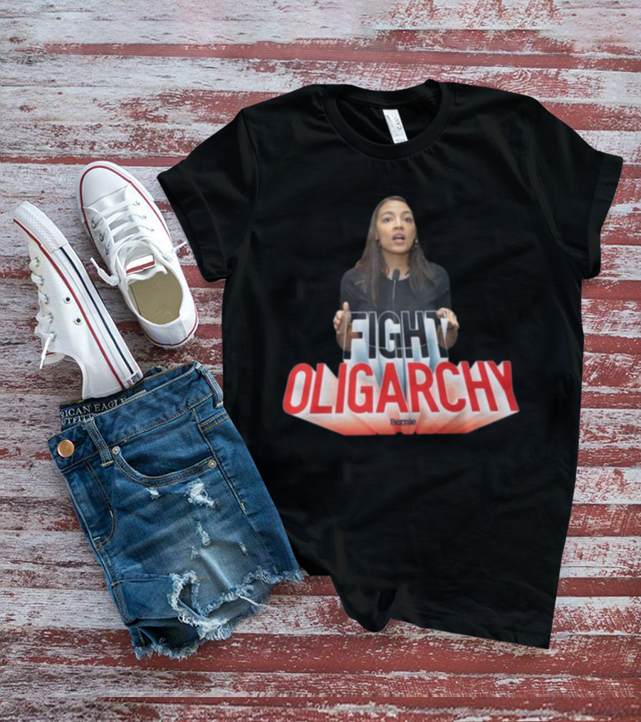 FIGHT OLIGARCHY Bernie T-Shirt