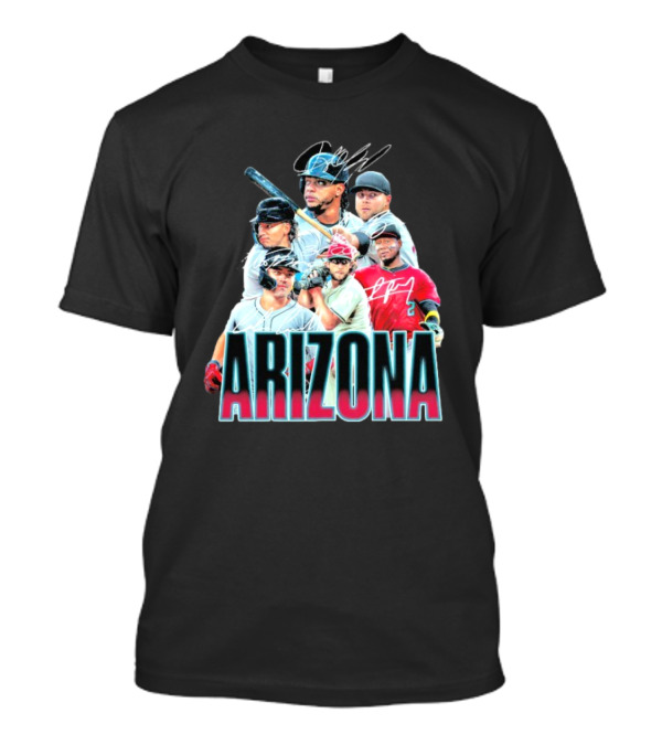 Arizona Diamondbacks MLB Players Signatures Series T-Shirt