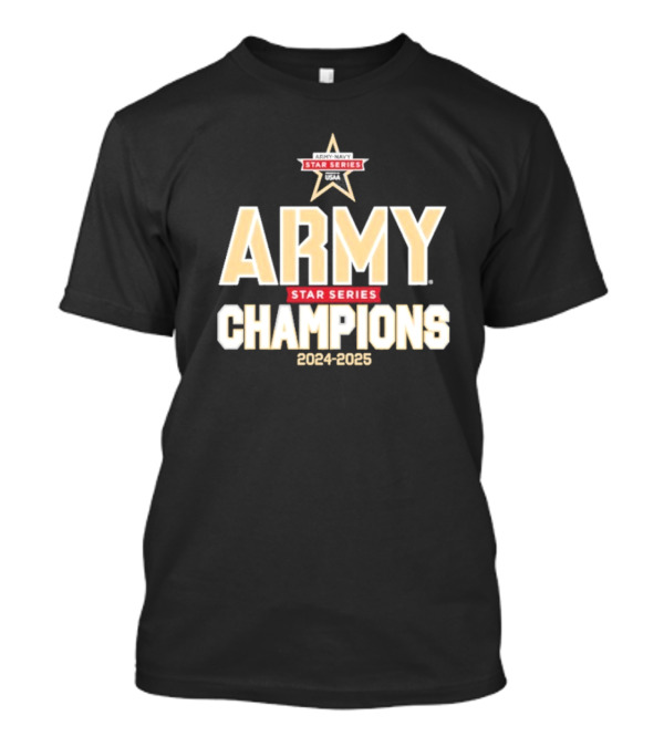 Army Black Knights Star Series Champions 2024-2025 T-Shirt