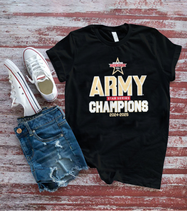 Army Black Knights Star Series Champions 2024-2025 T-Shirt