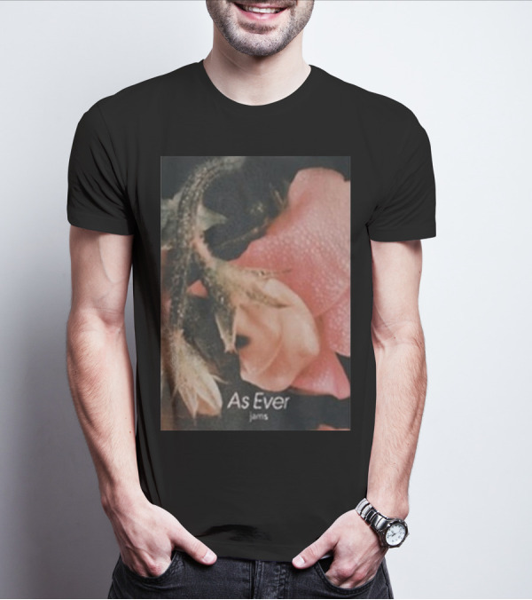 As Ever Jams 02 Floral Pink Rose Petals T-Shirt