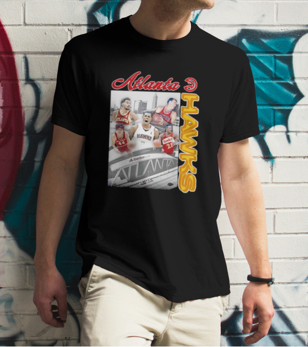 Atlanta Hawks State Farm Arena Basketball Players T-Shirt