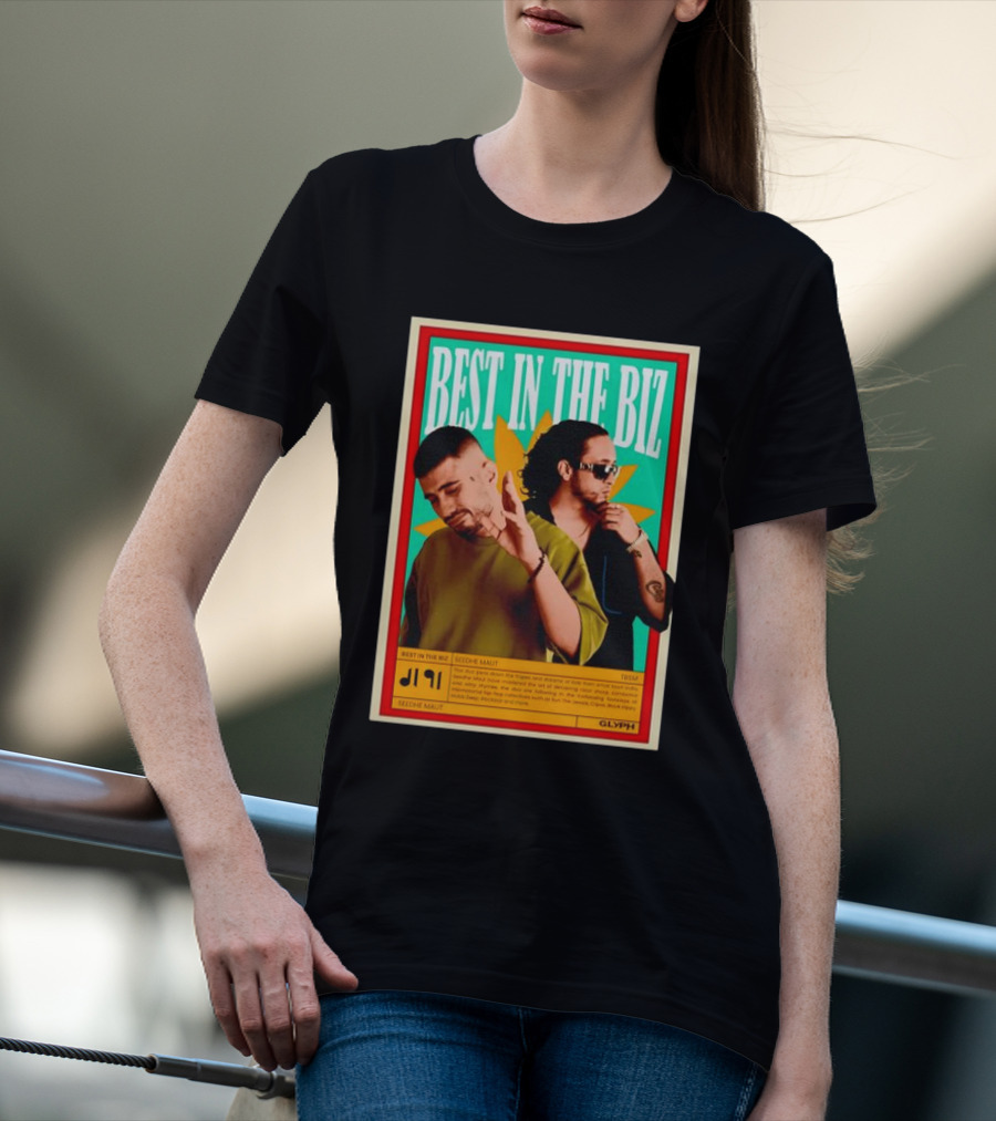 BEST IN THE BIZ SEEDHE MAUT TISM GLYPH T-Shirt