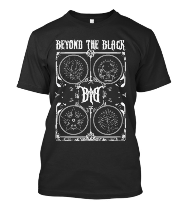 Beyond The Black Dark Artistic Symbols Illuminated Design T-Shirt