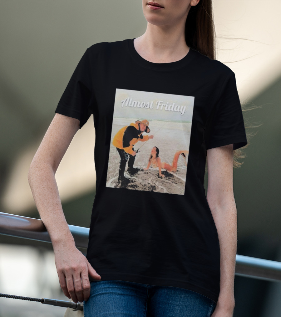 Bill Belichick Fishing With Mermaid Almost Friday T-Shirt