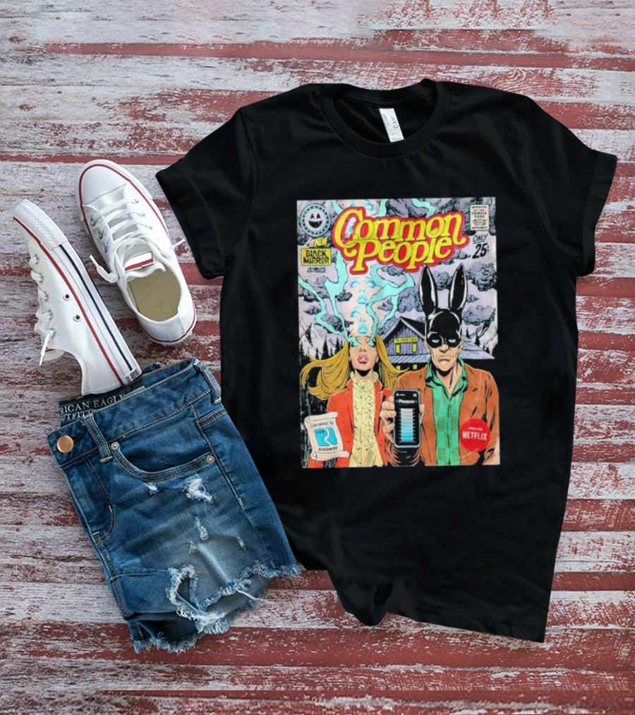 Black Mirror Comics Common People Netflix 2025 T-Shirt
