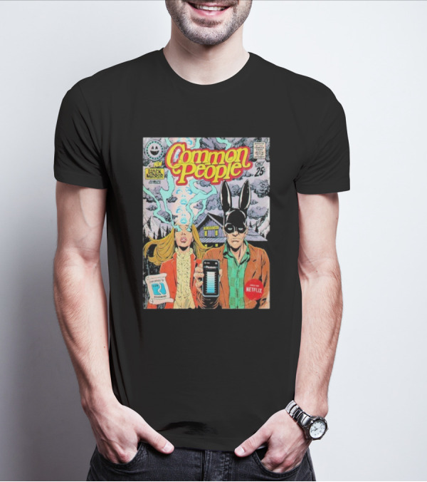 Black Mirror Comics Common People Netflix 2025 T-Shirt