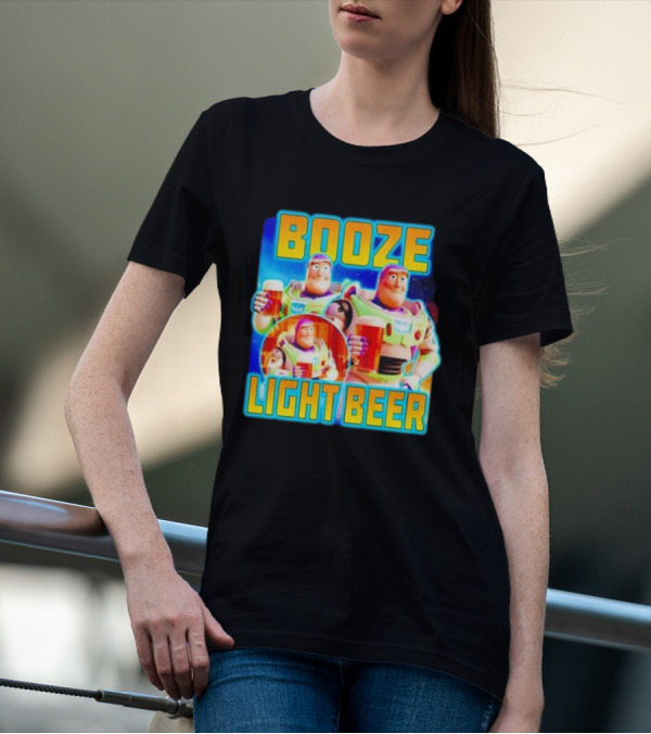 Buzz Lightyear Booze Light Beer Toy Story Parody T-Shirt