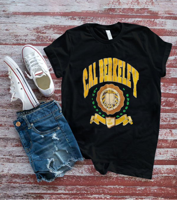 Cal Berkeley University Of California Est 1868 Crest Academic Seal T-Shirt