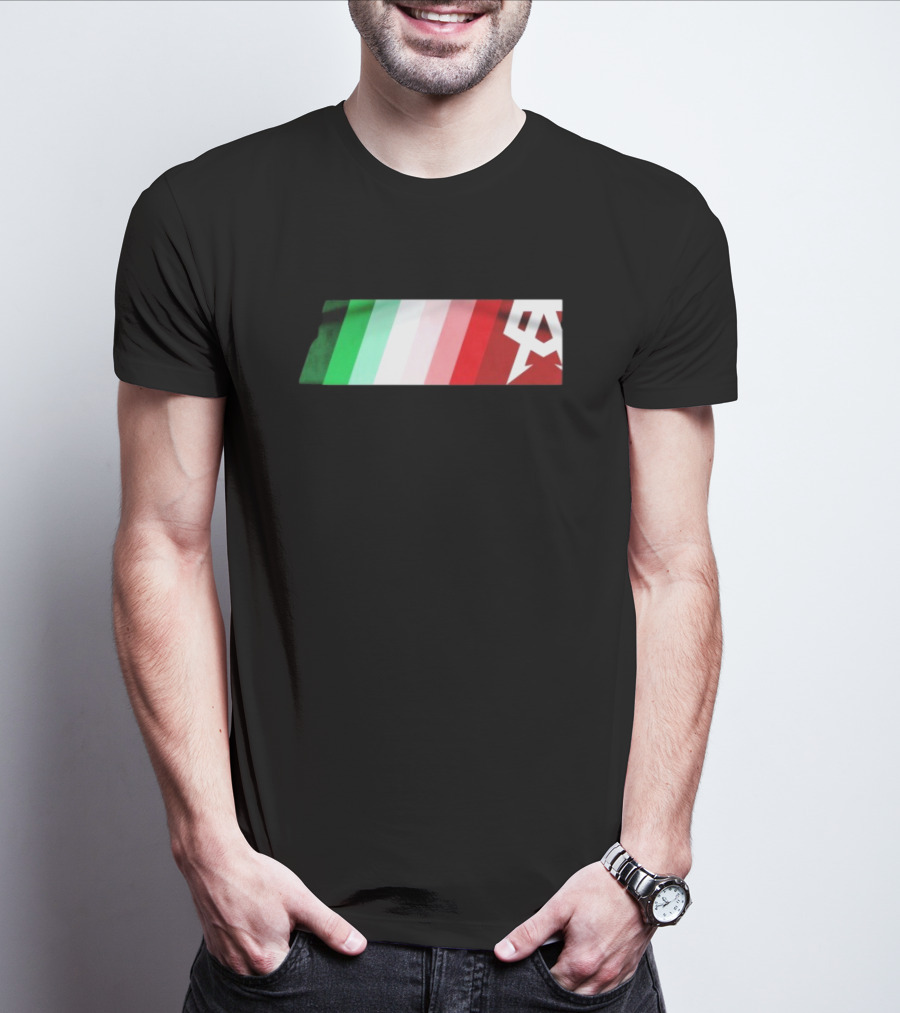 Canelo Alvarez Mexico Boxing Green White Red Symbol T-Shirt