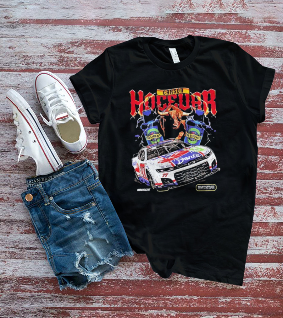 Carson Hocevar NASCAR 77 Spire Motorsports Presidente Racing牛 T-Shirt