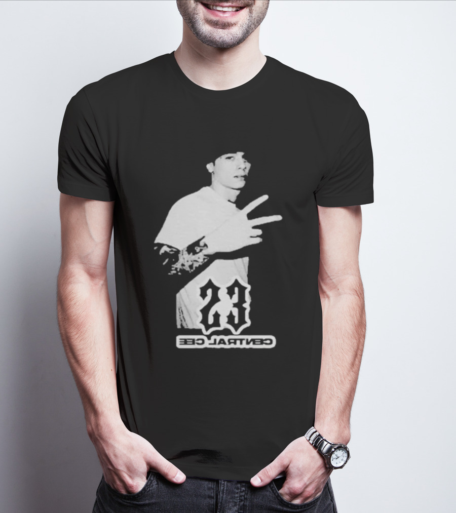 Central Cee Rap Bro Mask 23 White T-Shirt