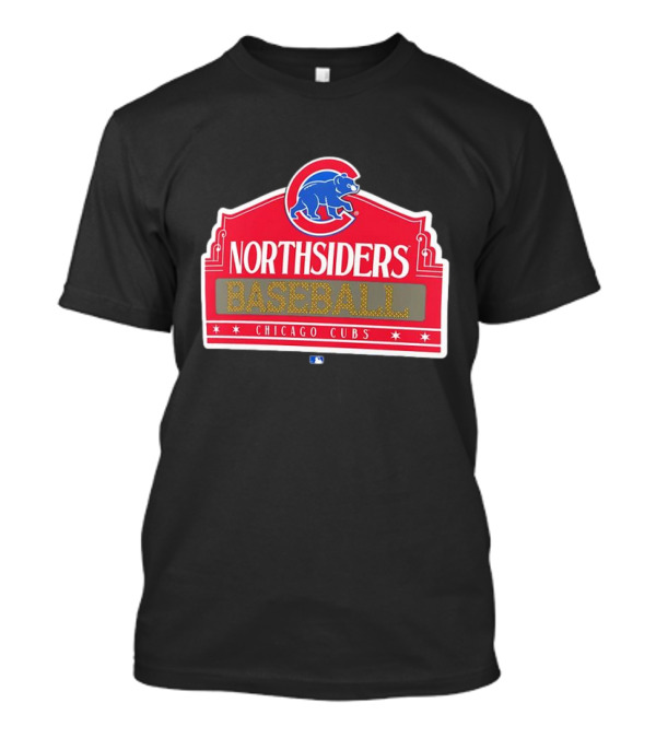 Northsiders Baseball Chicago Cubs Bear Emblem T-Shirt