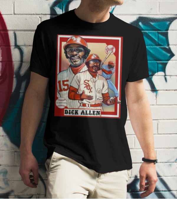 Dick Allen Chicago White Sox AL MVP 1972 Vintage Baseball Legend T-Shirt