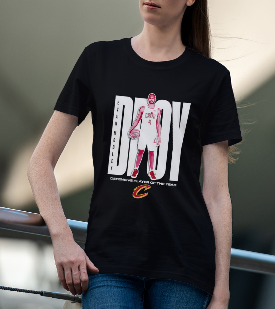 Cleveland Cavaliers Evan Mobley DPOY Defensive Player Of The Year 4 Cavs T-Shirt