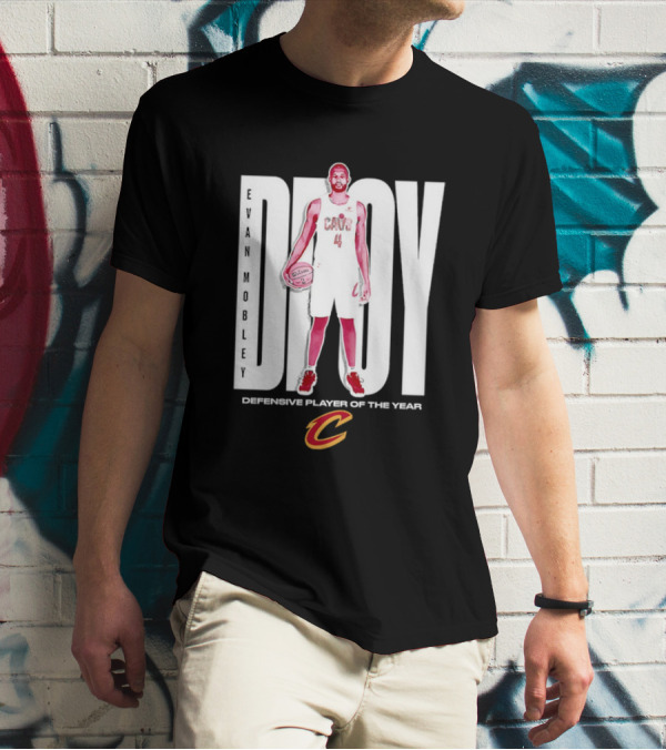 Cleveland Cavaliers Evan Mobley DPOY Defensive Player Of The Year 4 Cavs T-Shirt