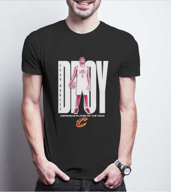 Cleveland Cavaliers Evan Mobley DPOY Defensive Player Of The Year 4 Cavs T-Shirt