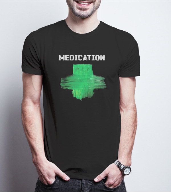 Damian Marley Medication Green Cross T-Shirt