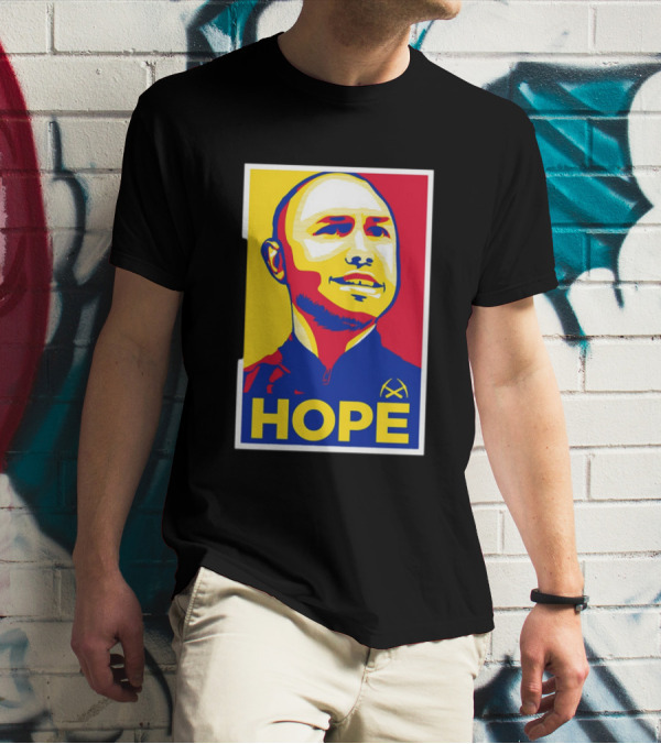 David Adelman Denver Nuggets HOPE Style Artwork T-Shirt