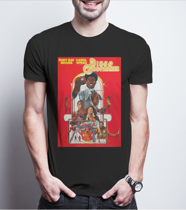 Rudy Ray Moore Carol Speed Disco Godfather Retro Movie Art T-Shirt