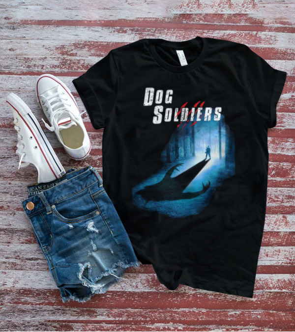 Dog Soldiers Werewolf Shadow In Forest Scene T-Shirt