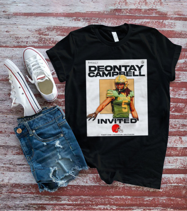 Deontay Campbell NFL Invited Tight End Missouri Southern Football Impact T-Shirt