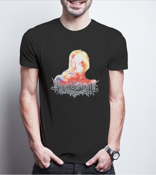 Destroy Lonely Pixelated Blonde Horror Aesthetic T-Shirt