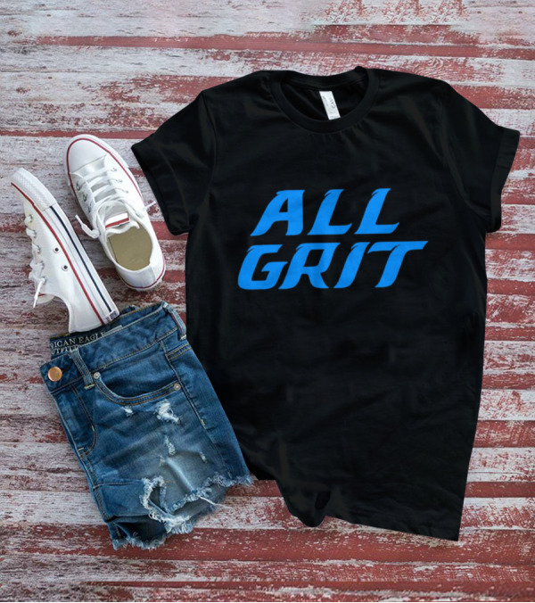 Detroit All Grit Football Motivation T-Shirt