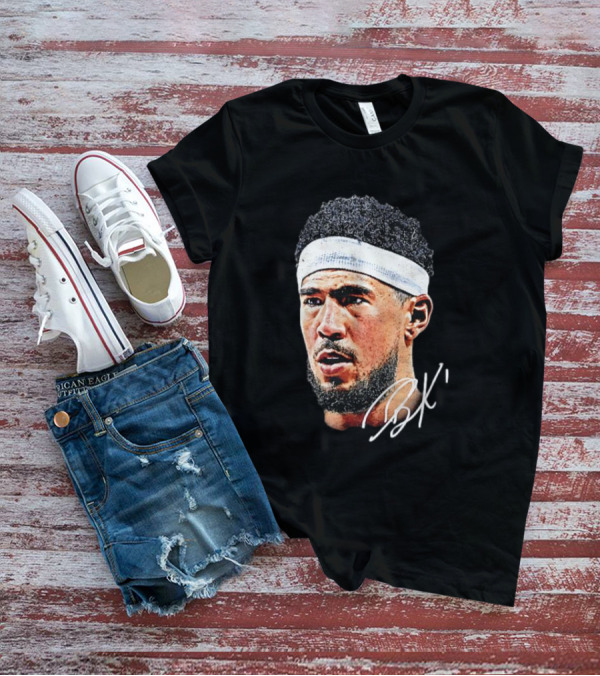 Devin Booker NBA Big Face BK Signature T-Shirt
