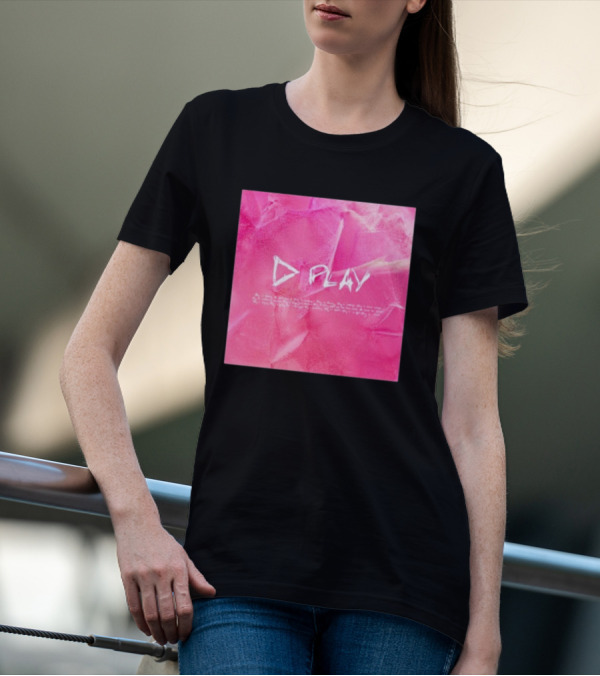 ED Sheeran Play Album Cover Pink Photo T-Shirt