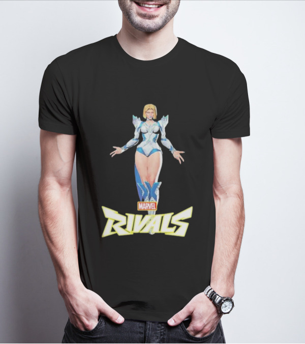 Emma Frost Marvel Rivals Season 2 Hellfire Gala Game Characters T-Shirt