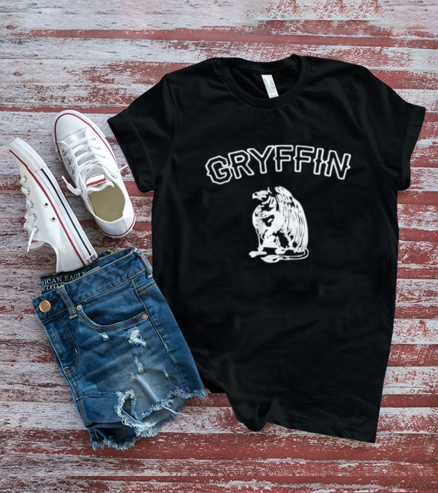 Gryffin Eagle Mythical Creature Illustration T-Shirt
