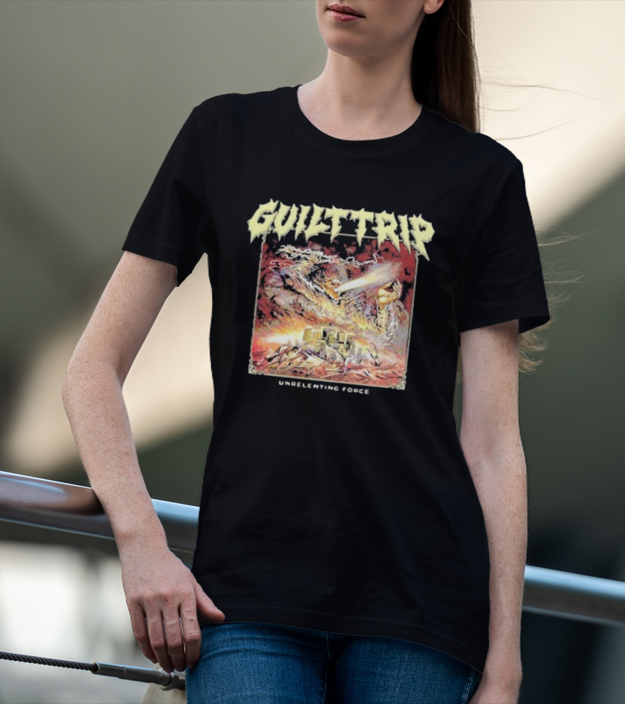 Guilt Trip Unrelenting Force Apocalyptic City Destruction T-Shirt