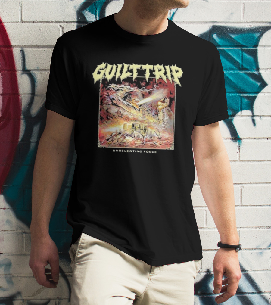Guilt Trip Unrelenting Force Apocalyptic City Destruction T-Shirt