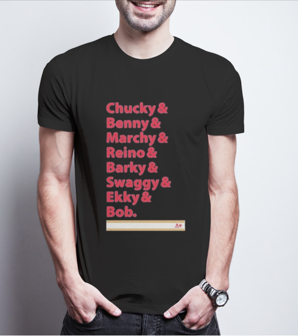 Florida Panthers Chucky Benny Marchy Reino Barky Swaggy Ekky Bob Names T-Shirt