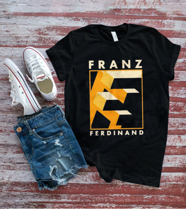 Franz Ferdinand Orange Geometric E T-Shirt