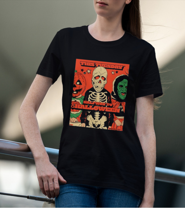 This Tuesday Halfway To Halloween April 29 2025 Tour Fright-Rags Inc Bundle T-Shirt