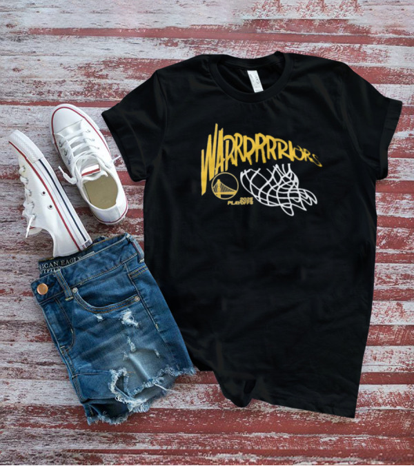 Golden State Warriors 2025 Playoffs Basketball Swish T-Shirt