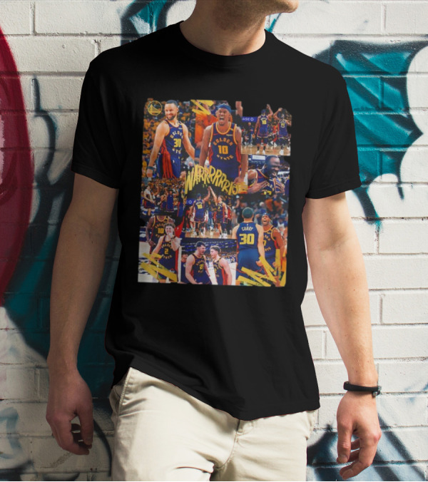 Golden State Warriors Game 4 WARRRRIORS Basketball Moments T-Shirt