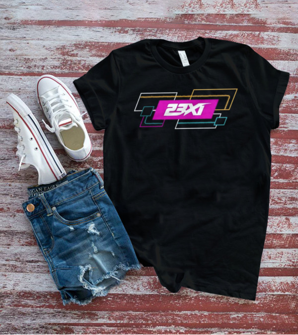 23XI Racing Team Colorful Geometric Elements T-Shirt
