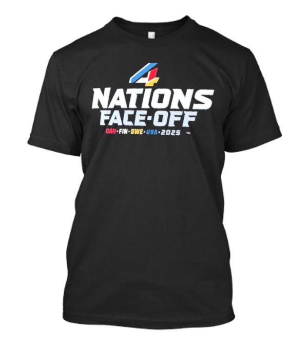 4 Nations Face-Off CAN FIN SWE USA 2025 T-Shirt