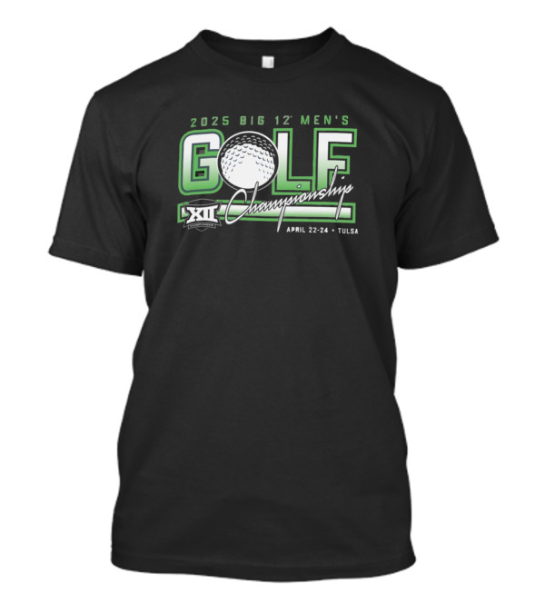 2025 Big 12 Men's Golf Championship April 22-24 Tulsa T-Shirt