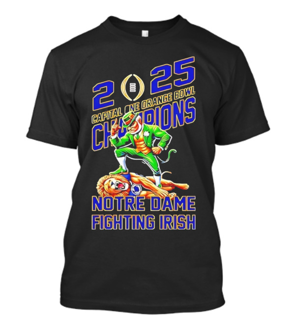 2025 Capital One Orange Bowl Champions Notre Dame Fighting Irish T-Shirt