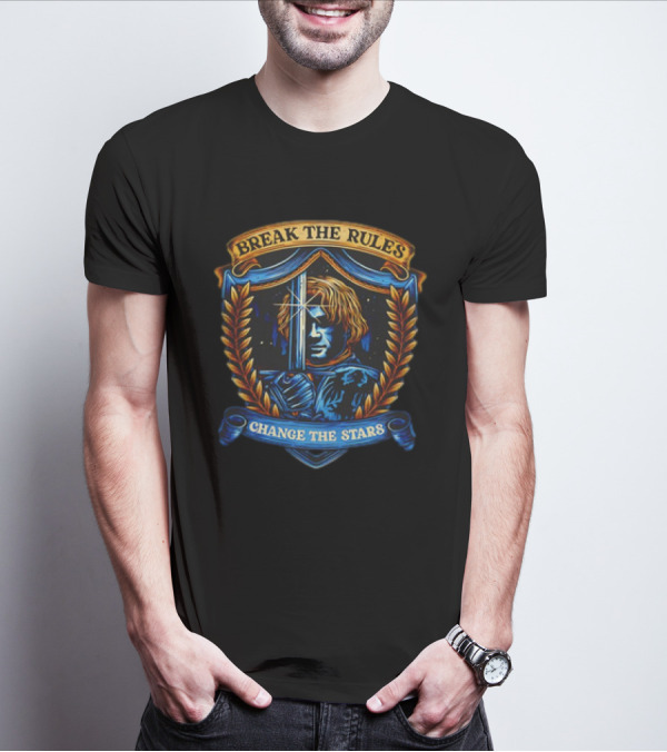 A Knight’s Tale Break The Rules Change The Stars Knight Emblem T-Shirt