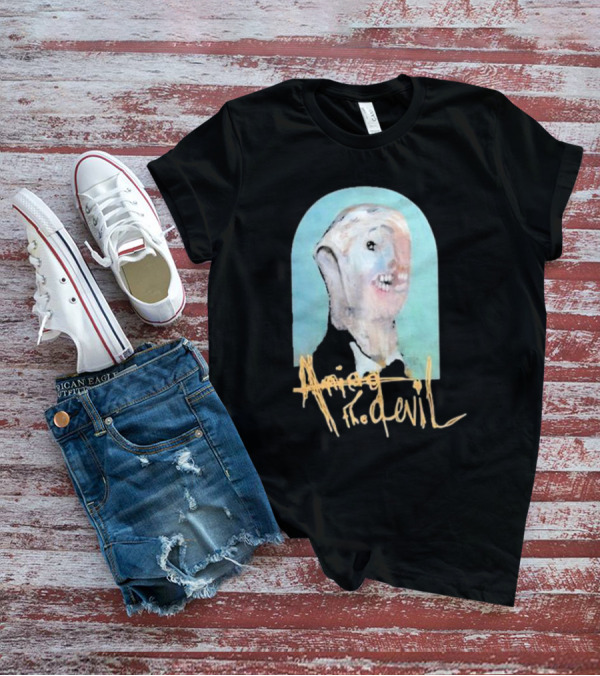 Amigo The Devil Cannibal Within Cover Distorted Face Art T-Shirt