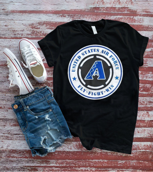 Arizona Diamondbacks United States Air Force Fly Fight Win Military Appreciation Night 2025 T-Shirt