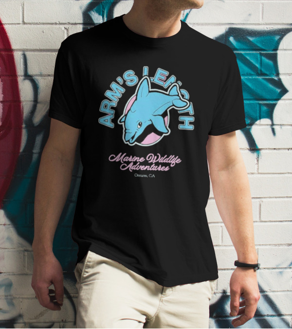 Arm’s Length Marine Wildlife Adventures Ontario CA Dolphin T-Shirt