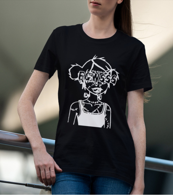Frankengirl RCWSSS B & W Expression T-Shirt
