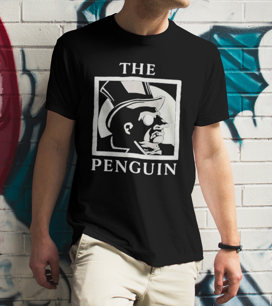 Batman Returns The Penguin Villain Silhouette Art T-Shirt
