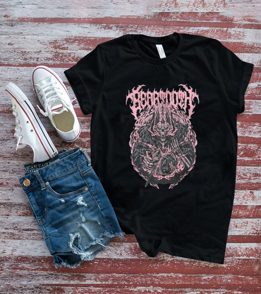 Beartooth The End Is Coming Fiery Skeleton Phantom Grim Reaper T-Shirt
